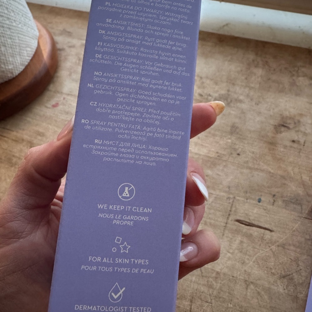 Florence by Mills Zero Chill Face Mist - Purple - Picture 7 of 9